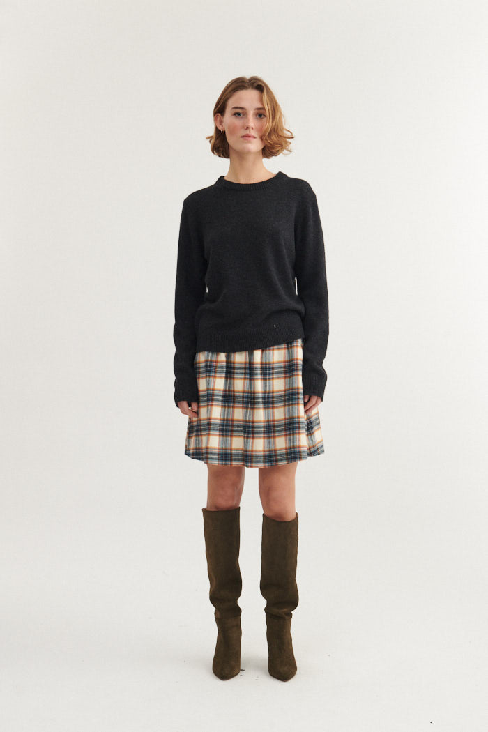 basic-apparel-lula-ba431-03-minirock-copen-blue-kariert-bio image 5