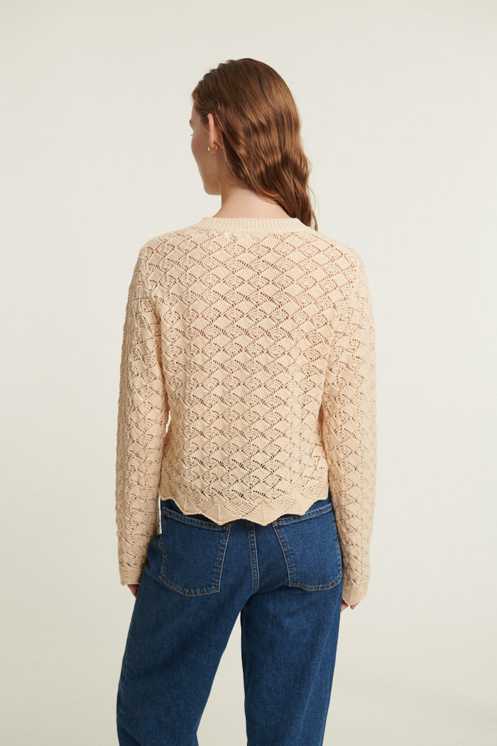 basic-apparel-dania-cardigan-strickjacke-birch-bio-baumwolle image 3