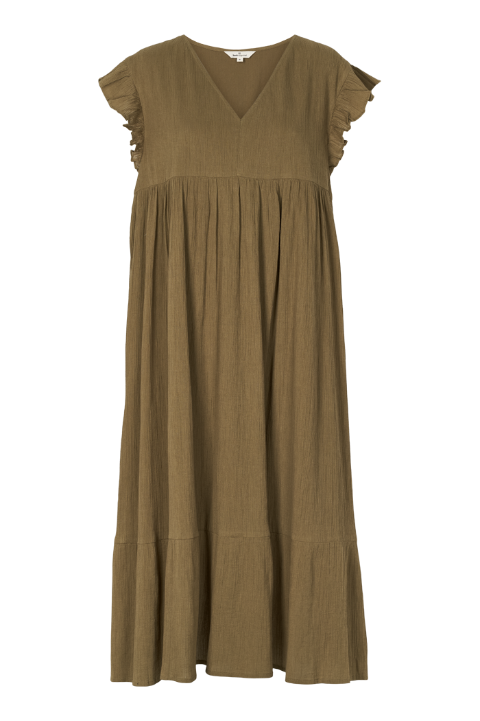 basic-apparel-simone-dress-kleid-martini-olive-bio image 1