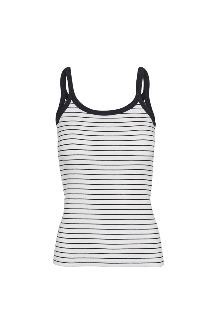 basic-apparel-ludmilla-strap-top-bright-white-bio-baumwolle image 1