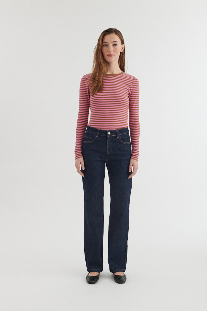 basic-apparel-ludmilla-ls-tee-langarmshirt-cashmere-rose-bio image 4
