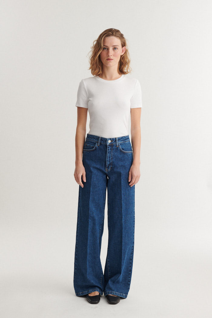 basic-apparel-enya-jeans-mid-blue-bio-wide-leg-damen image 5