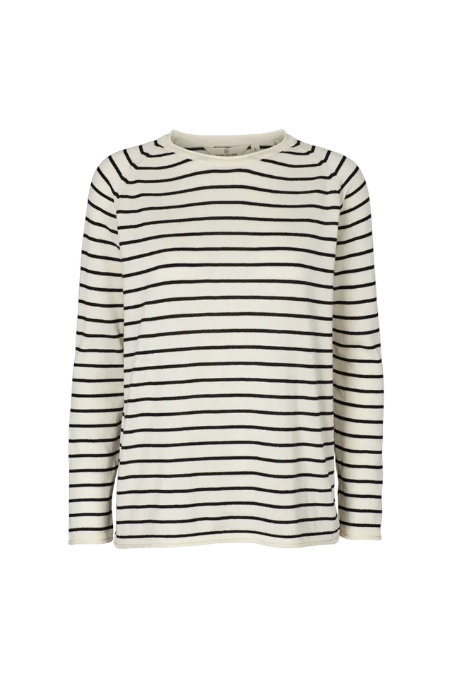 basic-apparel-soya-ba9828-pullover-whisper-white-black-bio-baumwolle image 1
