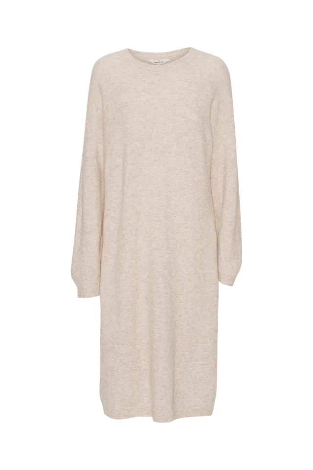 basic-apparel-claudine-long-dress-strickkleid-brazilian-sand image 1