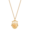 fable-england-jewellery-u-initial-ursinia-gold-spinner-halskette image 4
