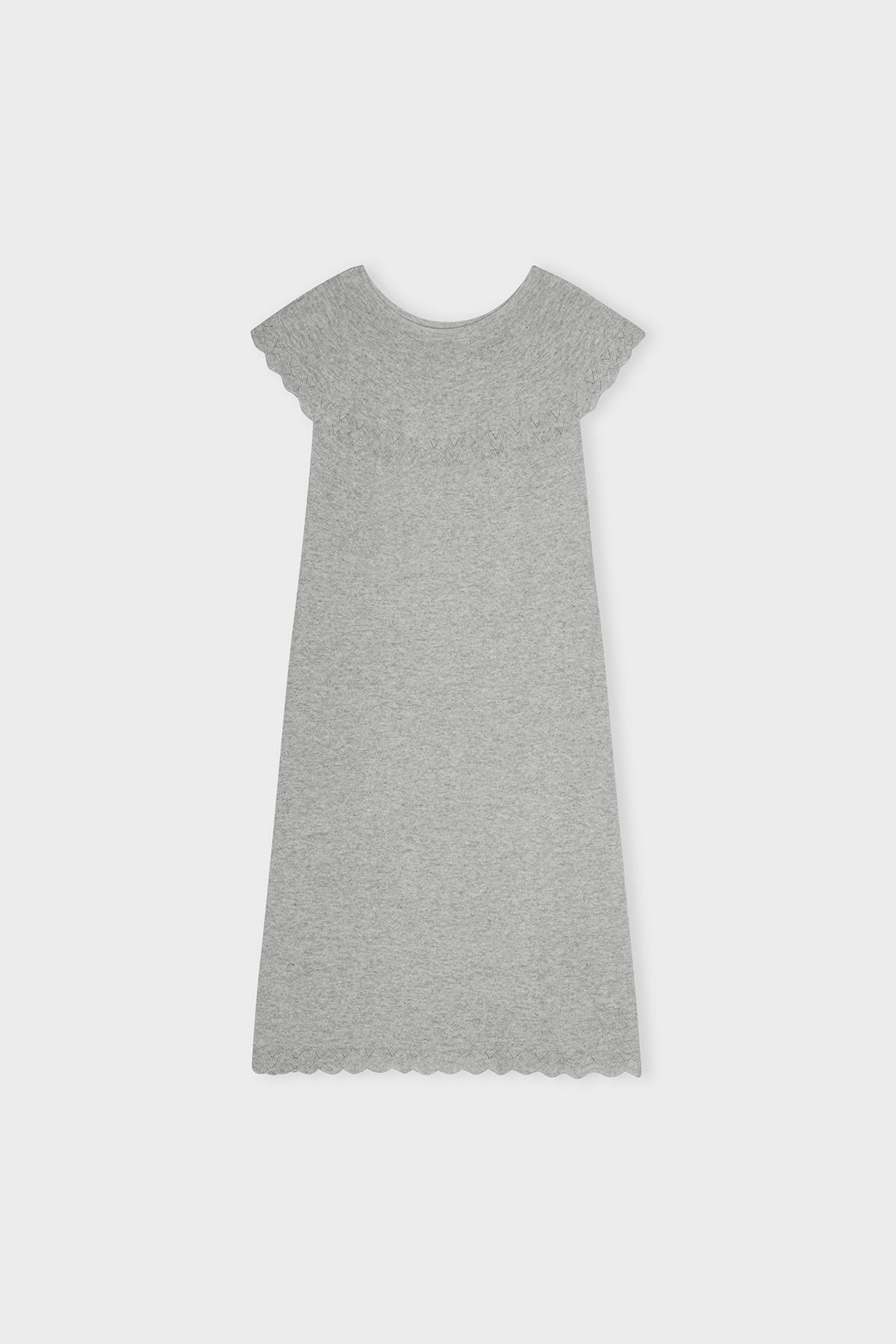 care-by-me-beatrice-dress-strickkleid-hellgrau-kaschmir image 2