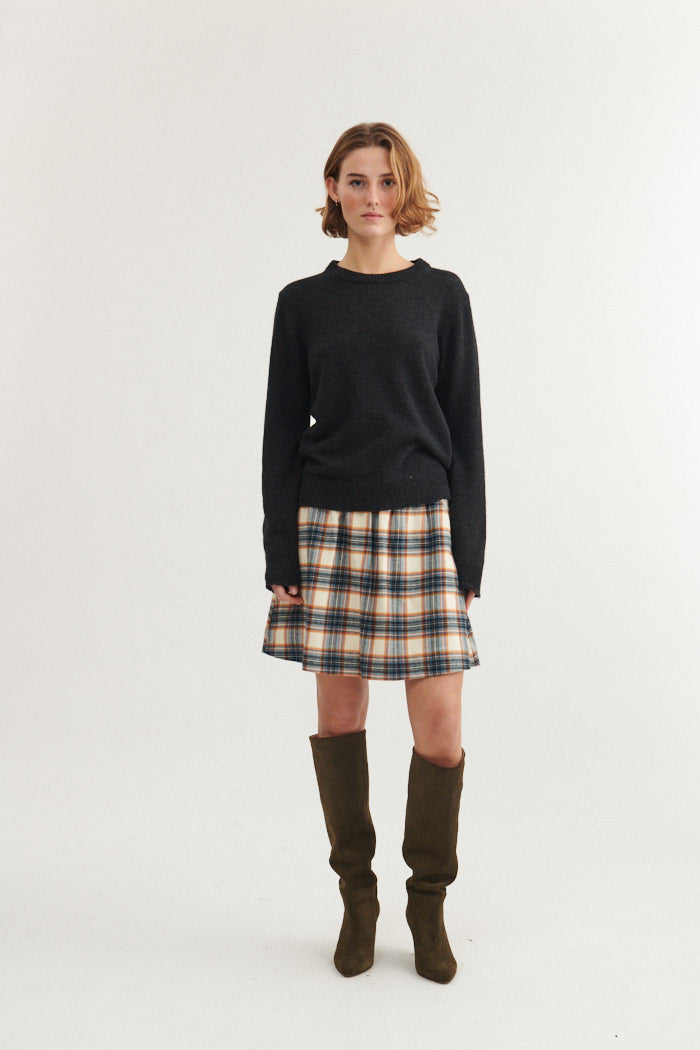 basic-apparel-lula-ba431-03-minirock-copen-blue-kariert-bio image 4