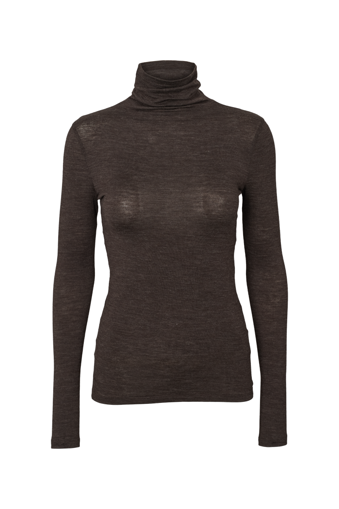 basic-apparel-rinja-t-neck-chocolate-wolltop-damen-wolle image 1