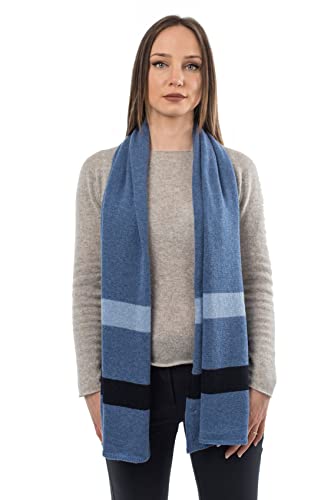 dalle-piane-cashmere-schal-gestreift-100-kaschmir-grau image 6