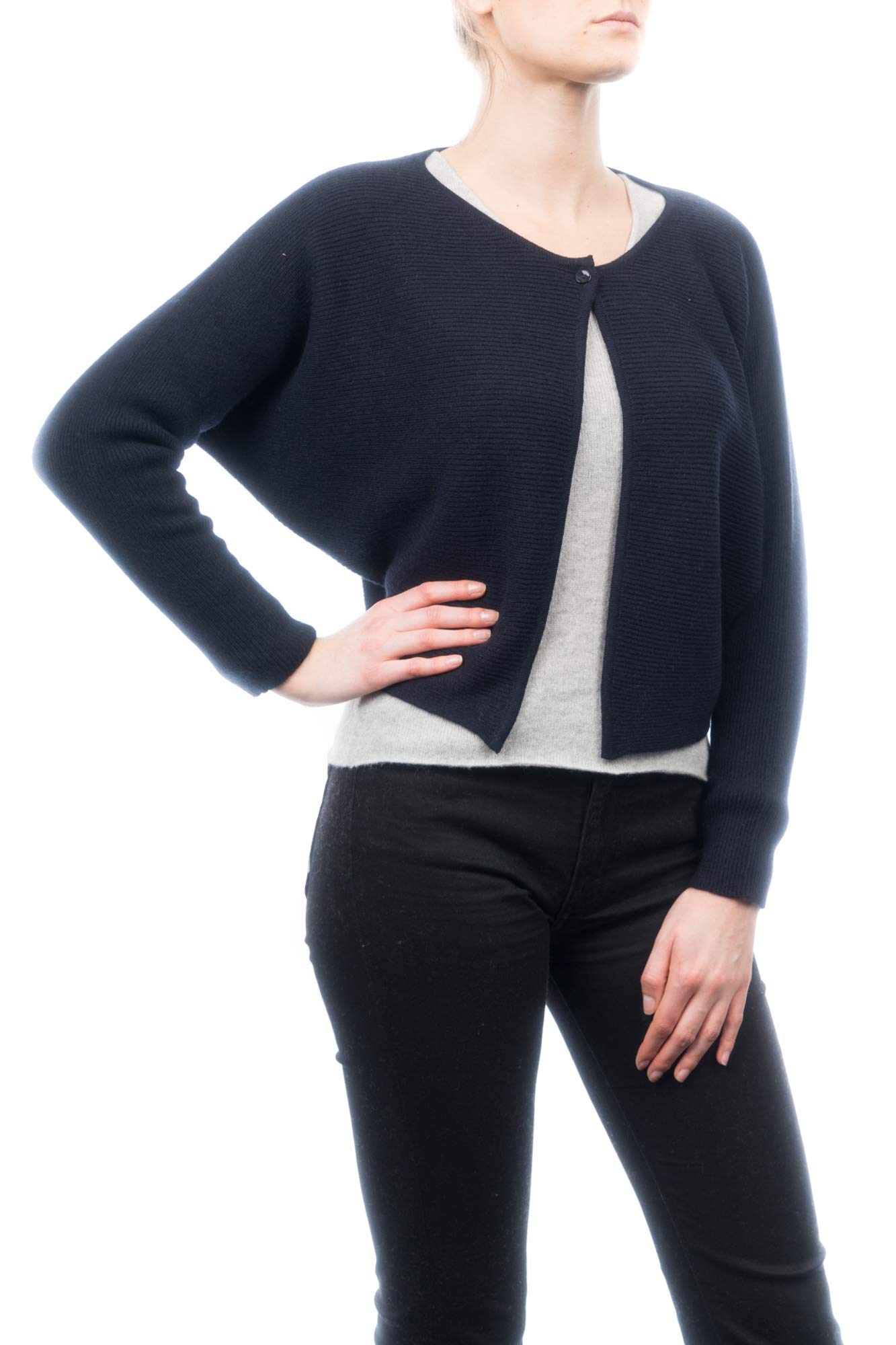 dalle-piane-sweater-strickjacke-kaschmir-rot-mit-kn-pfen image 4