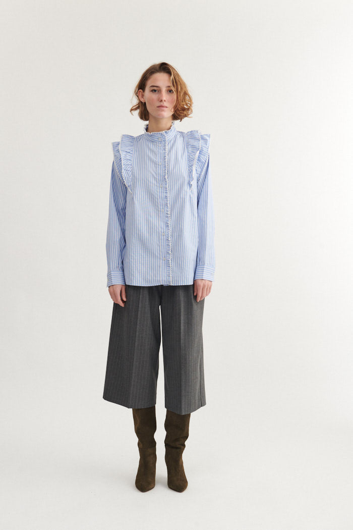 basic-apparel-silje-frill-shirt-ba430-02-bluse-riviera-gestreift image 5