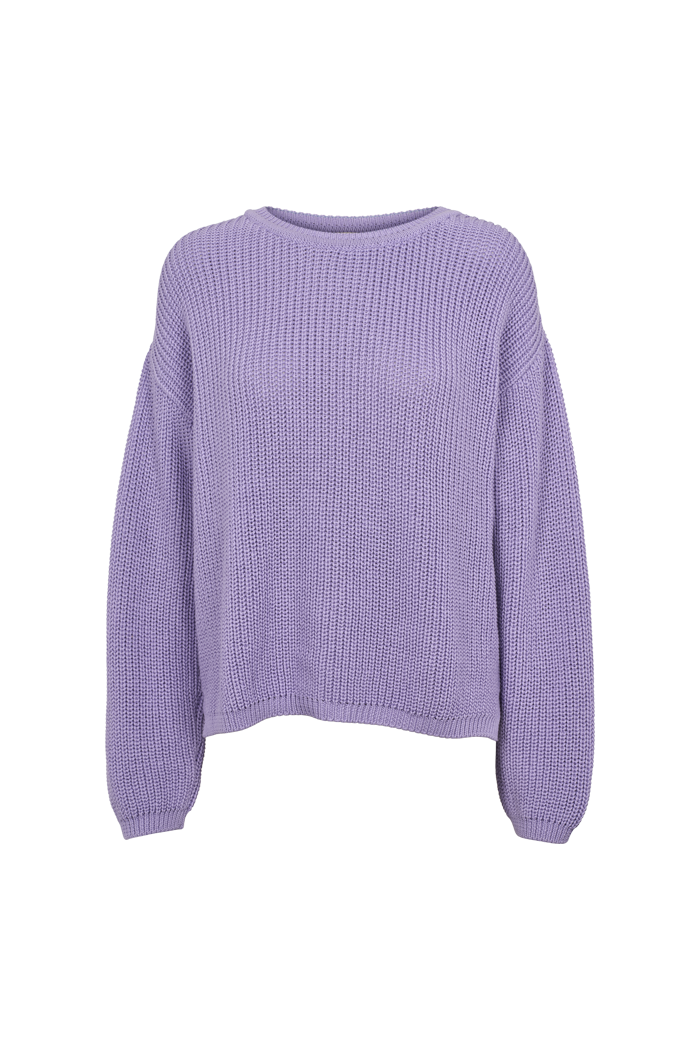 basic-apparel-suna-sweater-pullover-violett-bio-baumwolle image 1