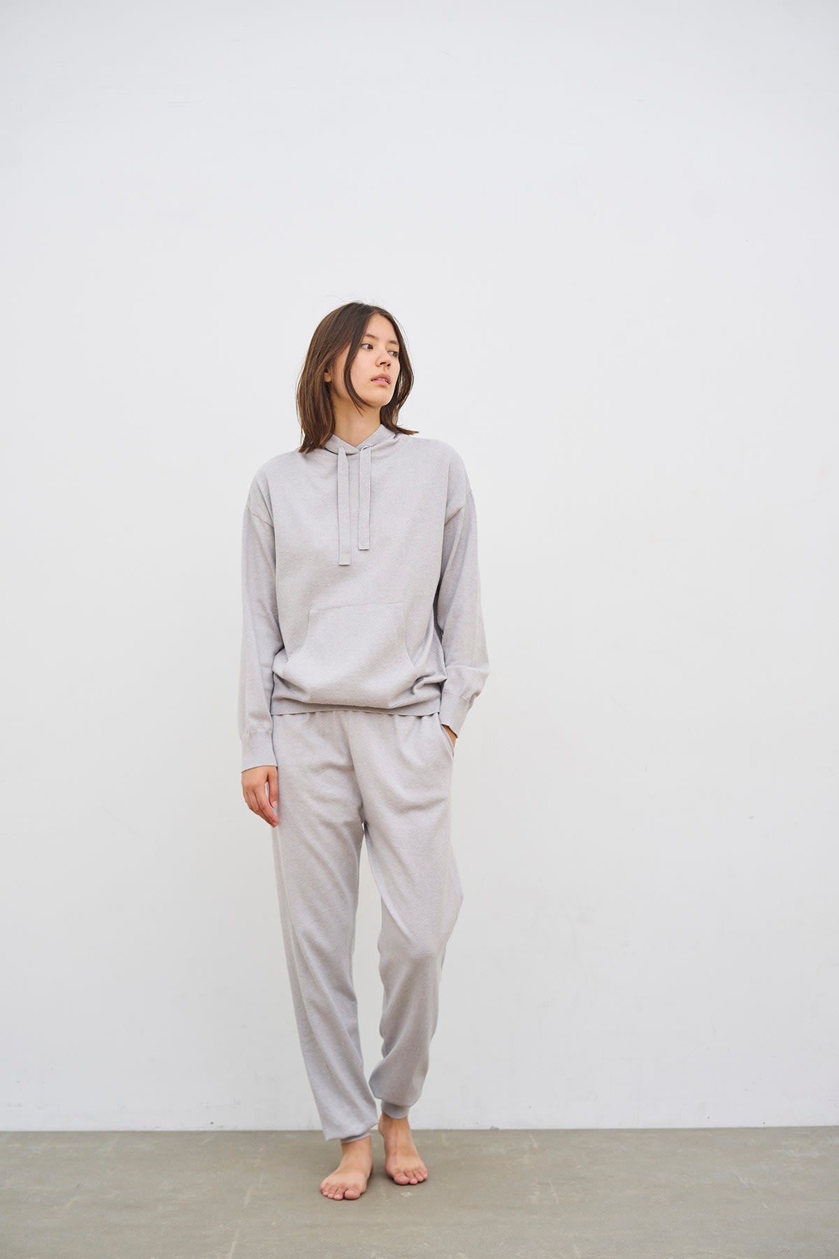 care-by-me-knit-chloe-hoodie-kapuzenpullover-dark-sand-kaschmir image 5