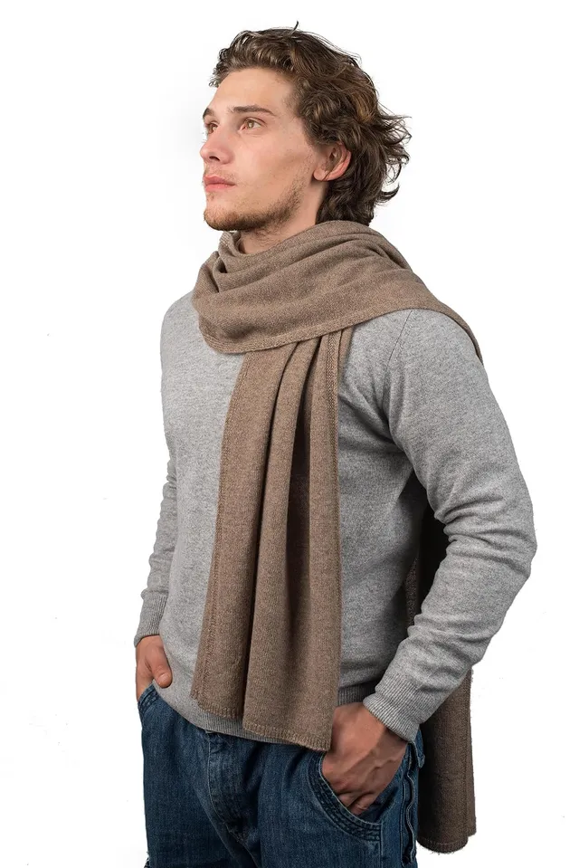 dalle-piane-scarf-breit-100-kaschmir-schal-nerz image 1
