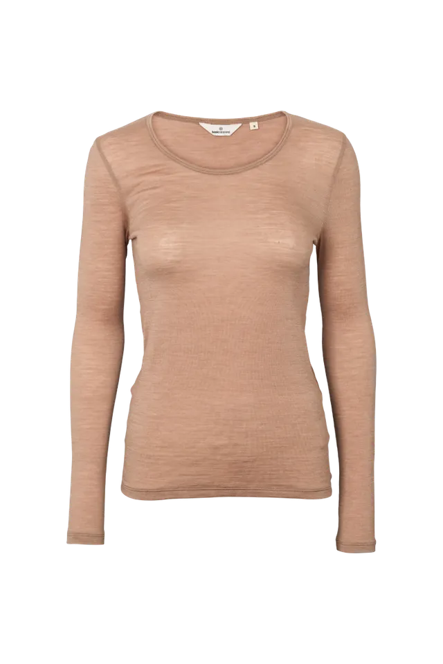 basic-apparel-rinja-ls-tee-langarmshirt-portobella-wolle image 1