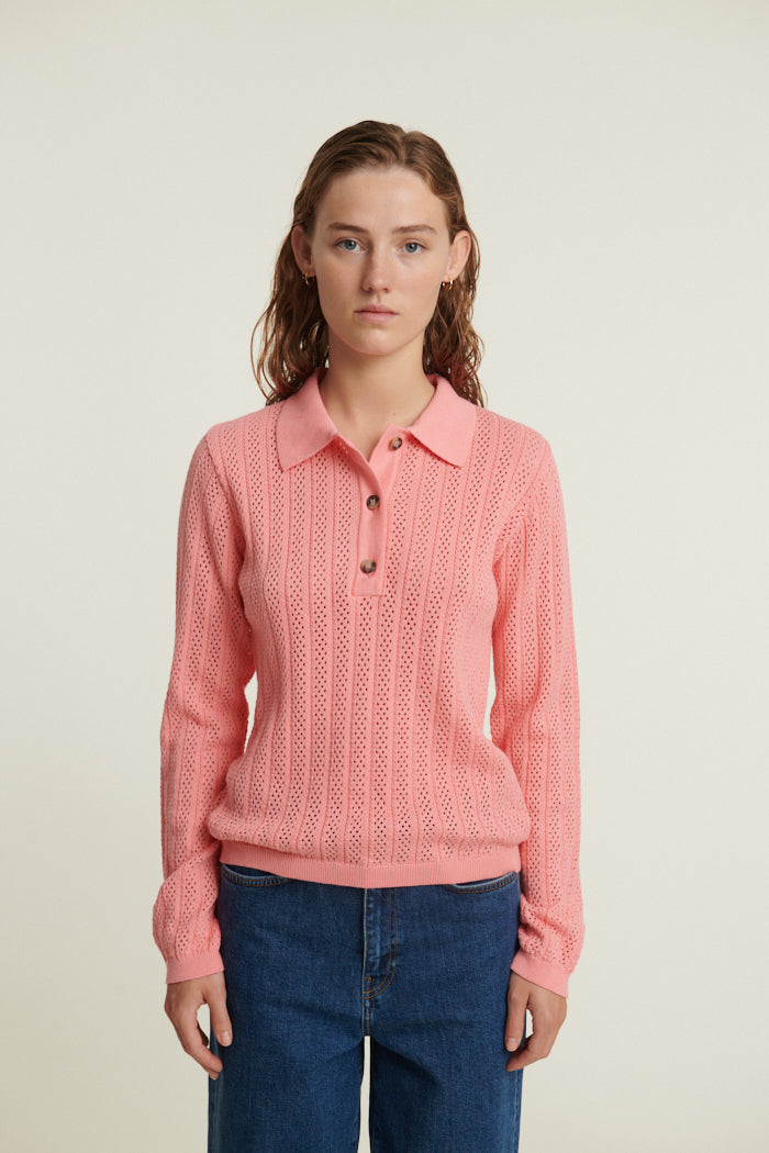 basic-apparel-tricia-ba274-07-polopullover-conch-shell-bio image 1