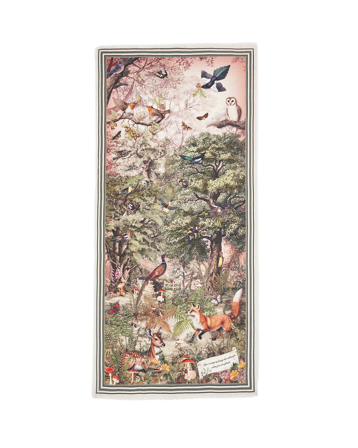 fable-england-woodland-tales-long-scarf-schal-taupe-waldmuster image 1