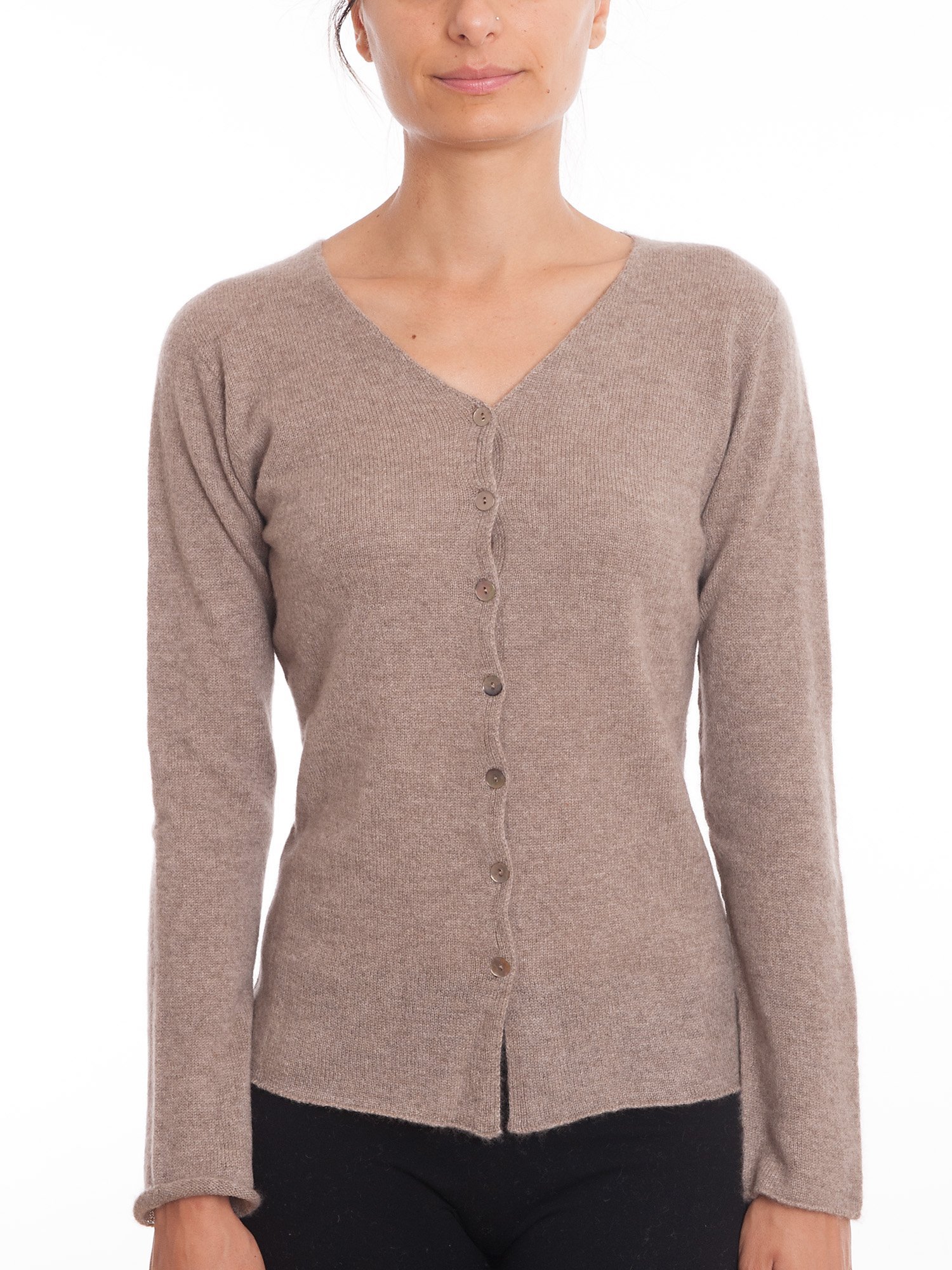 dalle-piane-cashmere-sweater-strickjacke-kaschmir-schwarz-m image 8