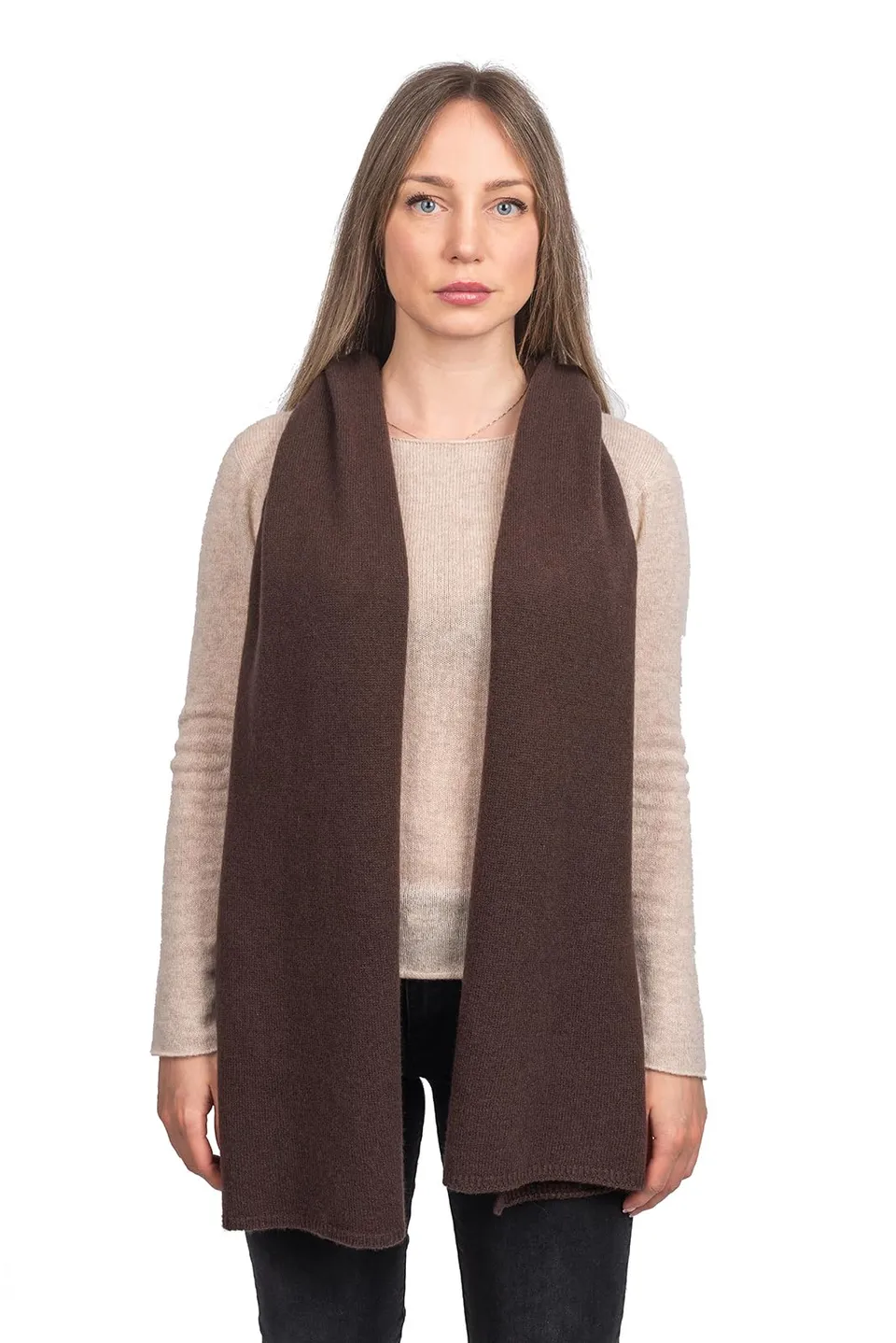 dalle-piane-cashmere-schal-breit-100-kaschmir-braun image 1