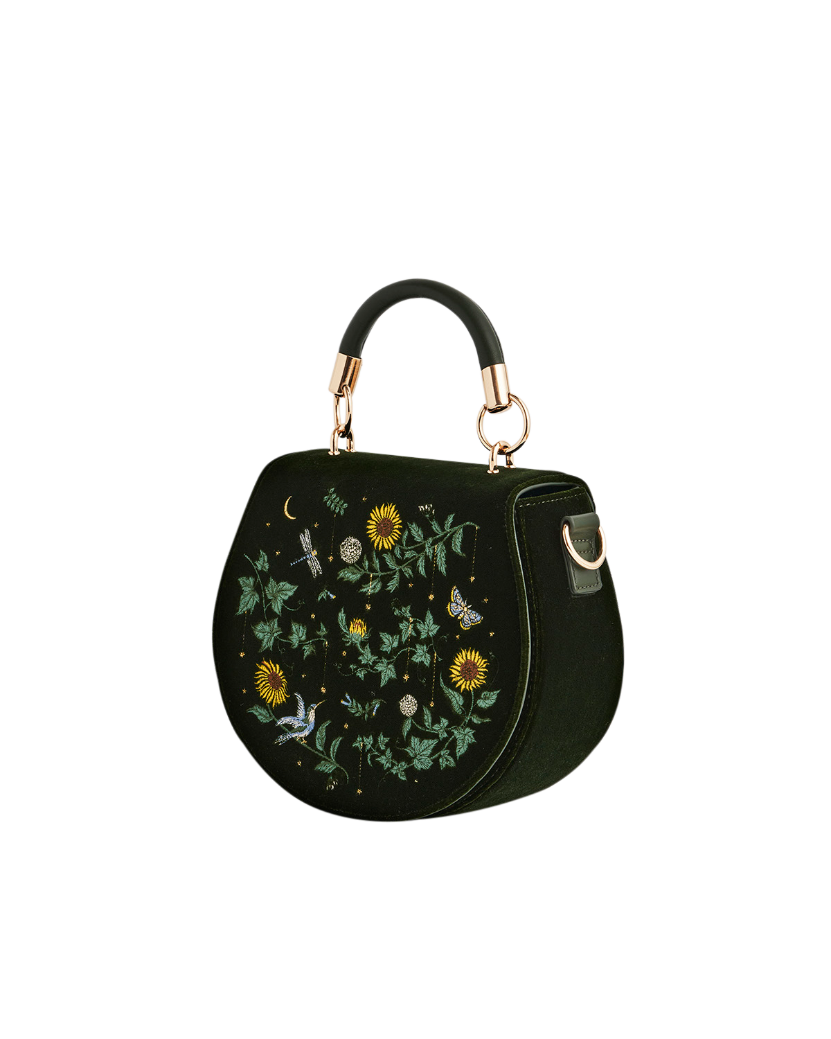 fable-england-charlotte-sunflower-henkeltasche-samt-gr-n image 5