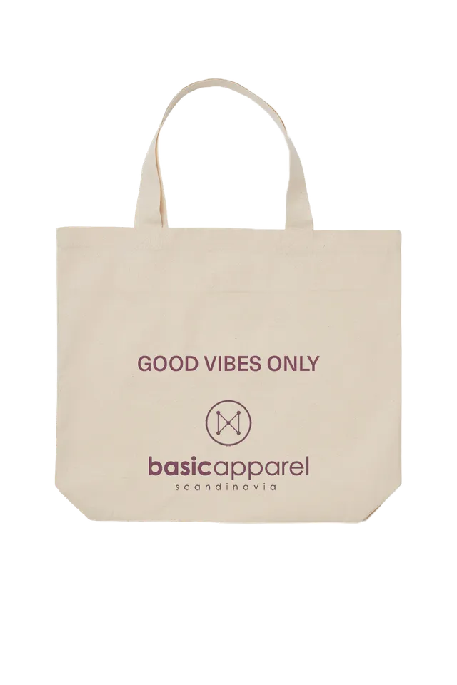 basic-apparel-basic-tote-bag-off-white-bio-baumwolle image 1