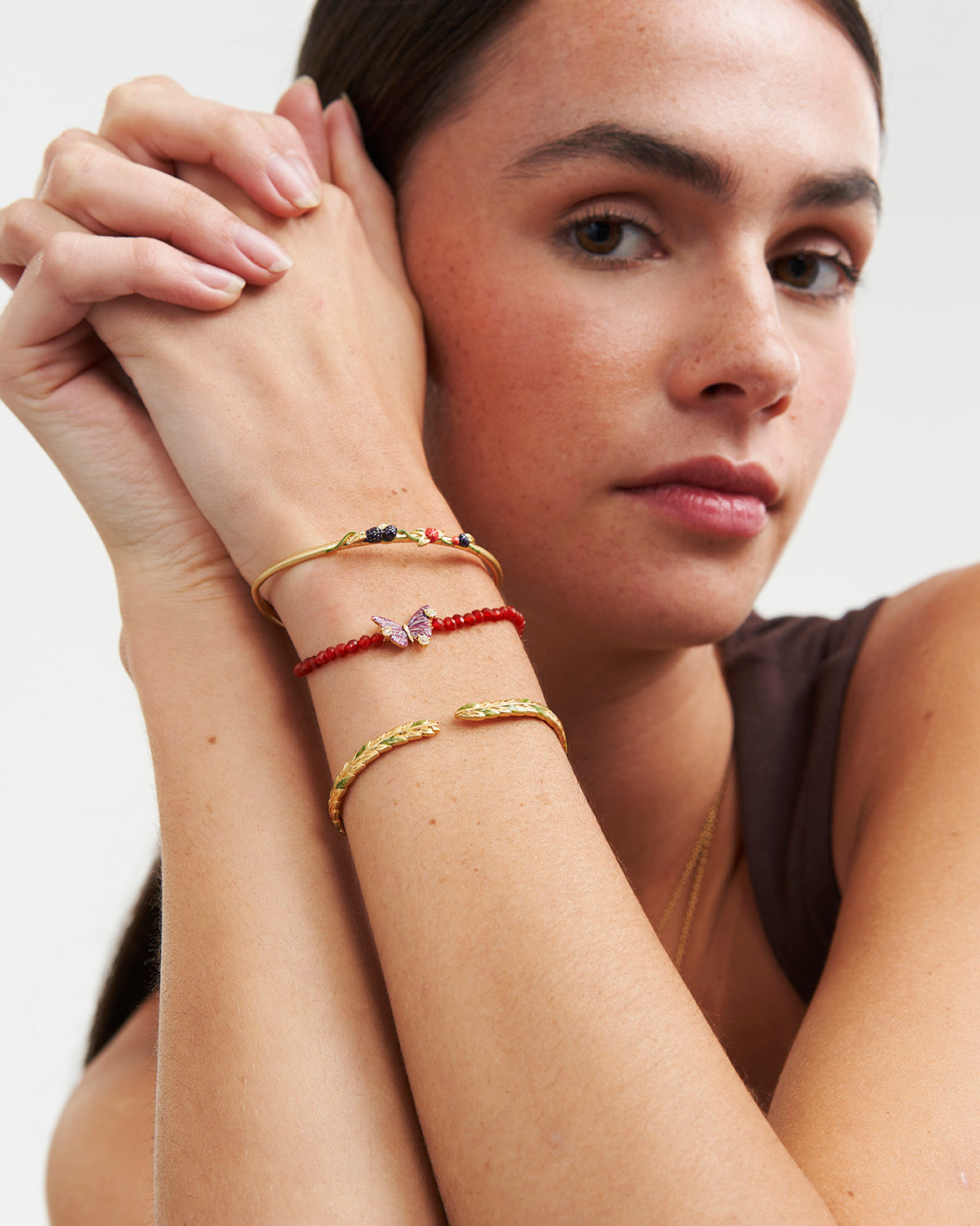 fable-england-hera-butterfly-armband-gold-schmetterling image 7