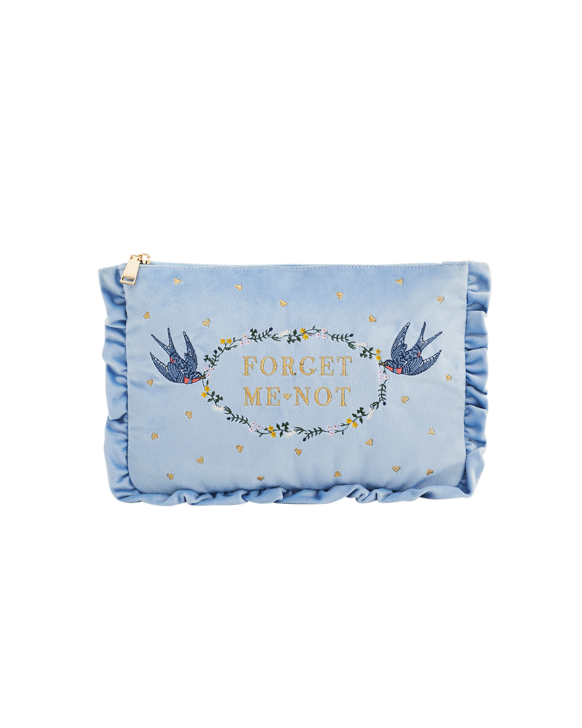 fable-england-vergissmeinnicht-pouch-samt-blau-bestickt image 1