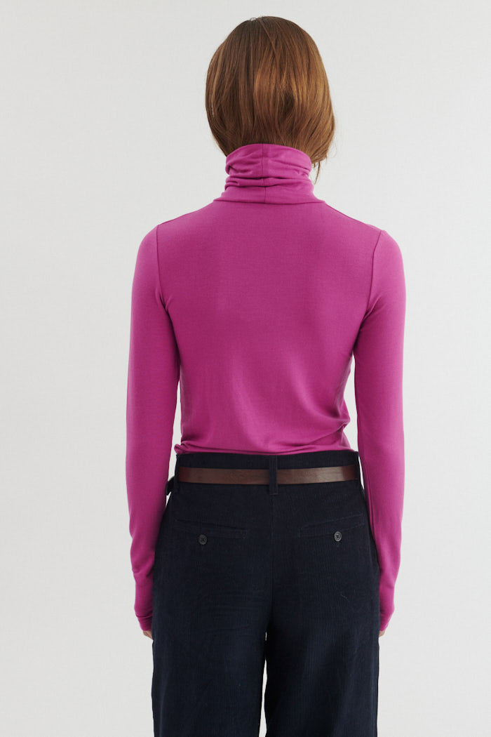 basic-apparel-joline-t-neck-rollkragenshirt-purple-orchid-tencel image 3