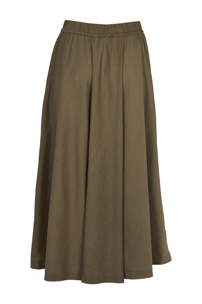 basic-apparel-carina-skirt-sea-turtle-maxirock-leinen-ecovero image 6