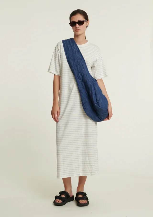 basic-apparel-raja-striped-dress-gestreift-bio-baumwolle image 1