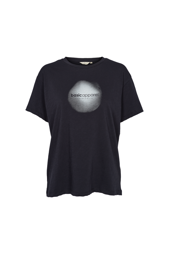 basic-apparel-jody-logo-t-shirt-schwarz-oversize-bio image 1