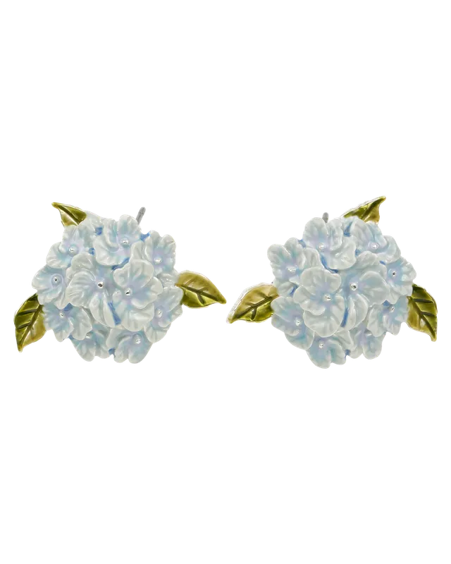 fable-england-jewellery-hydrangea-silver-ohrringe-blau-emaille image 1