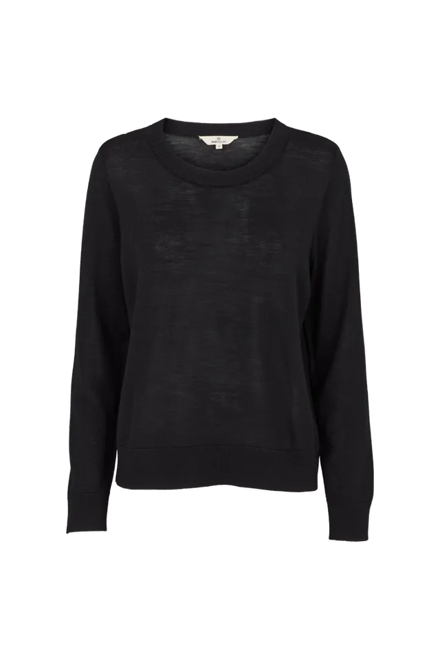 basic-apparel-vera-pullover-black-merinowolle-damen image 1