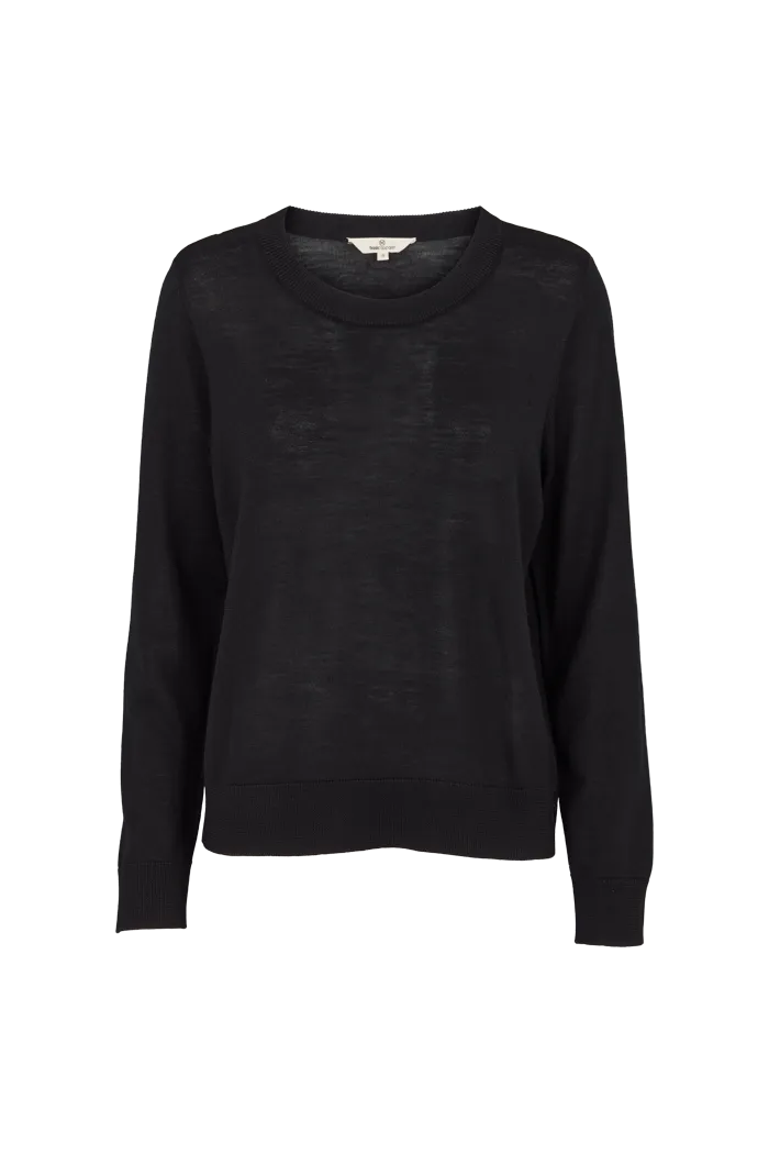 basic-apparel-vera-pullover-black-merinowolle-damen image 1