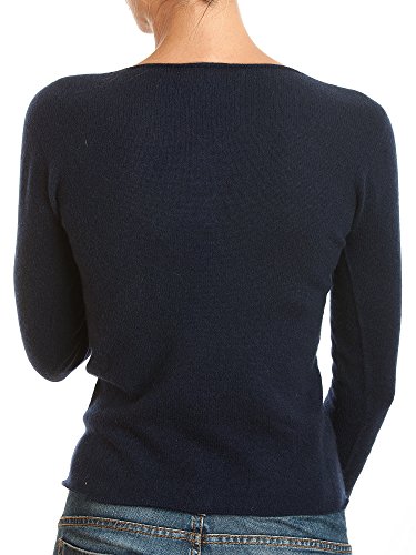 dalle-piane-cashmere-sweater-pullover-damen-blau-100-kaschmir image 6