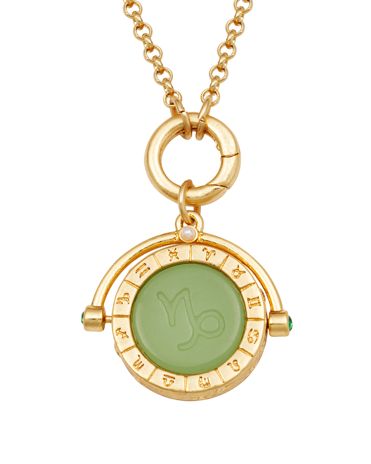 fable-england-capricorn-spinner-kette-gold-steinbock image 3
