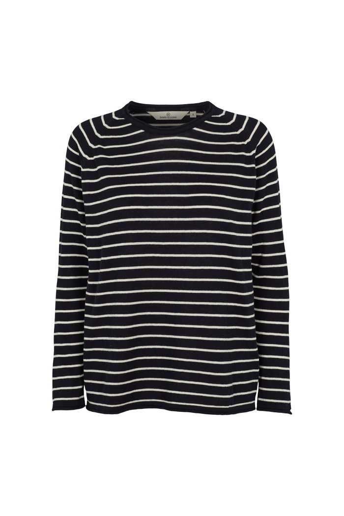 basic-apparel-soya-sweater-pullover-navy-bio-baumwolle image 1