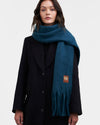 fable-england-boucle-scarf-schal-teal-petrol image 2