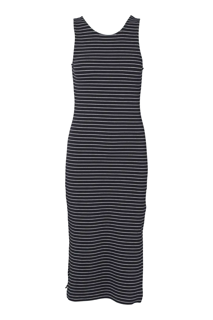 basic-apparel-ludmilla-openback-dress-kleid-black-bright-white image 1