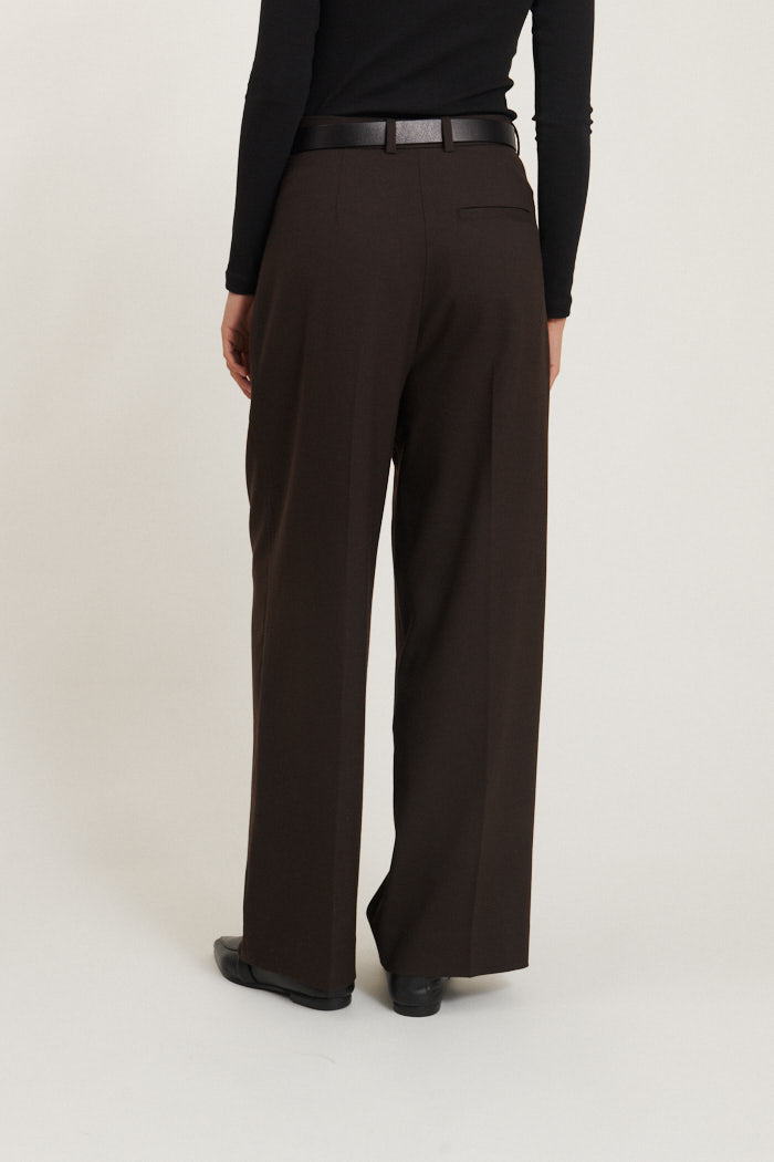 basic-apparel-marjo-pants-stoffhose-chocolate-torte-weites-bein image 4