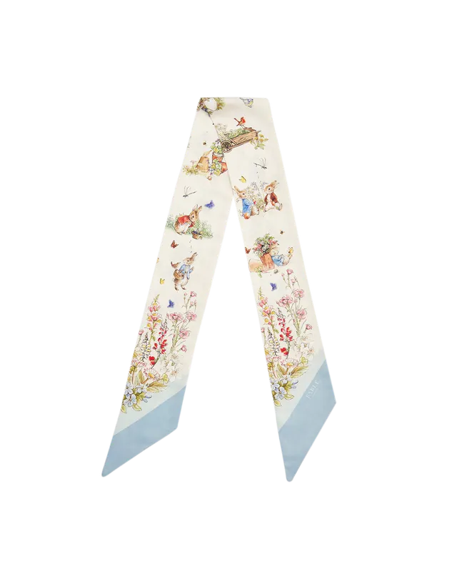 fable-england-peter-rabbit-skinny-schal-creme-hasenmuster image 1