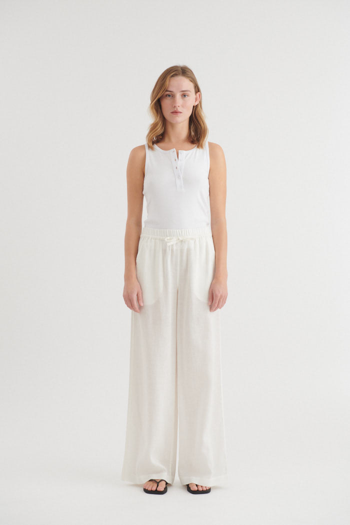 basic-apparel-carina-pants-leinenhose-bright-white-weit image 5