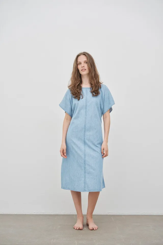 care-by-me-joy-tunic-denim-tunika-bio-baumwolle-dunkelblau image 1
