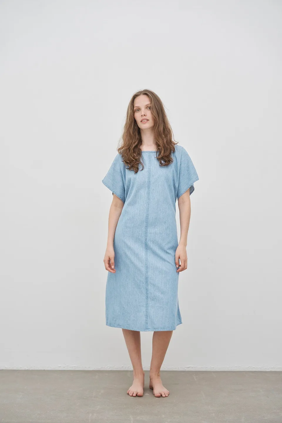 care-by-me-joy-tunic-denim-tunika-bio-baumwolle-dunkelblau image 1