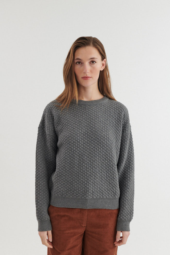 basic-apparel-lis-sweater-pullover-light-grey-mel-bio image 1