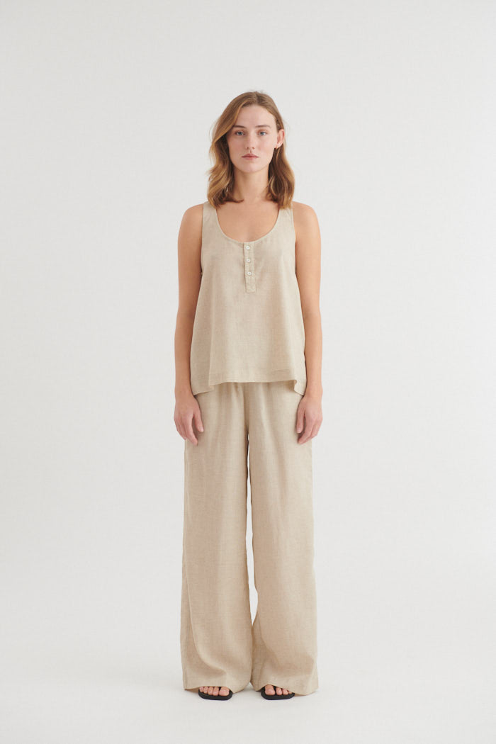 basic-apparel-carina-tank-top-natural-melange-leinen image 4