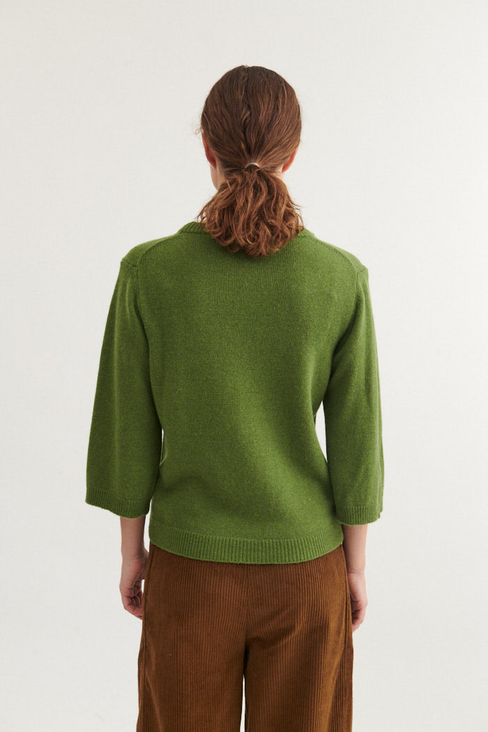 basic-apparel-cady-3-4-sleeve-pullover-mayfly-wollmix image 3
