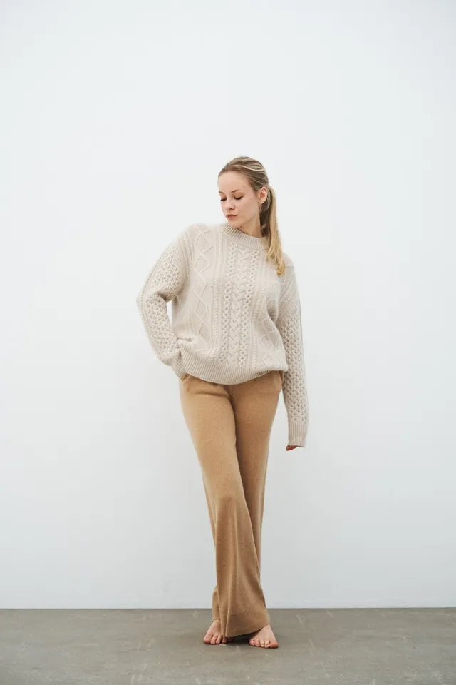 care-by-me-celine-pants-kaschmirhose-schwarz-s image 1