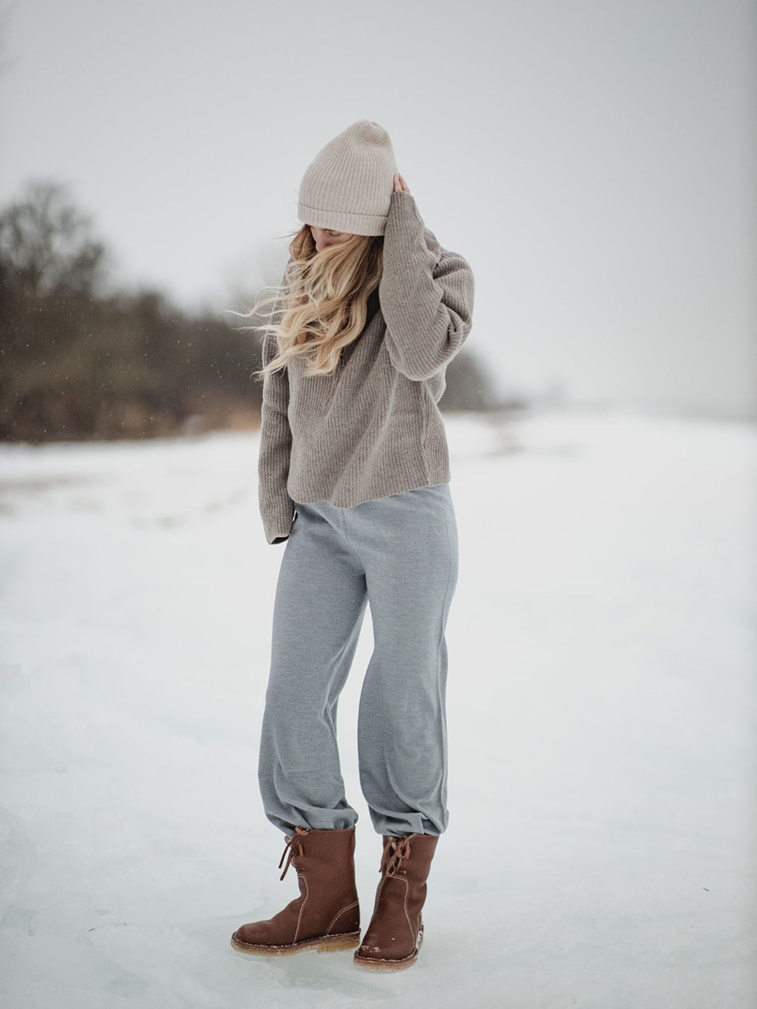 basic-apparel-vera-wide-pants-ba225-05-wollhose-hellgrau-merino image 2