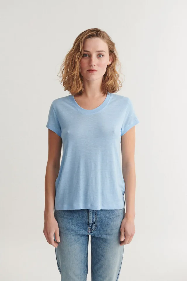 basic-apparel-ashly-ss-tee-t-shirt-dutch-canal-leinenmix image 1